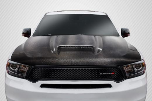 Carbon Fiber SRT Style Custom Hood 11-23 Dodge Durango - Click Image to Close